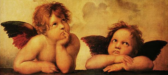 Raphael Sanzio: San Sistói Madonna (részlet)